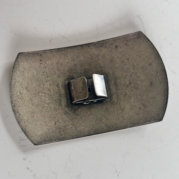 Vintage Scarf Bolo Tie Hummingbird Butterfly Mystical Floral Western Boho Silver - Picture 5 of 7